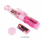 BAILE Pink Rabbit Mini Rotator Superstimulator triušio vibratorius – 21.5 cm (8.5″) – rožinis — Nuotrauka 6