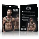 Fetish Submissive Attitude Bulldog Harness – Vegan Leather – Black – One Size — Photo 2