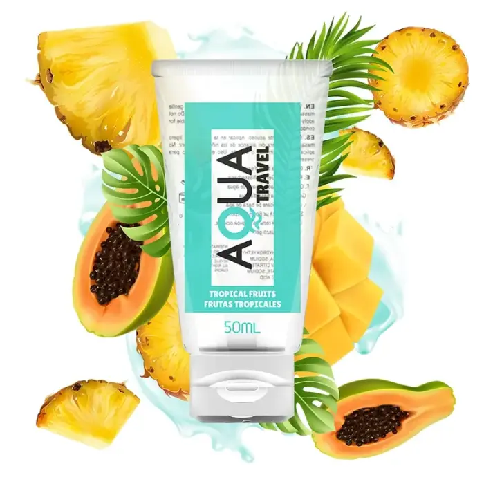 AQUA TRAVEL лубрикант на водной основе Tropical Fruits – 50 мл