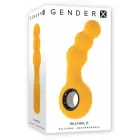 GENDER X BUMBLE вибрирующая анальная пробка – 14.9 cm (5.86″) – Черный — Фото 1