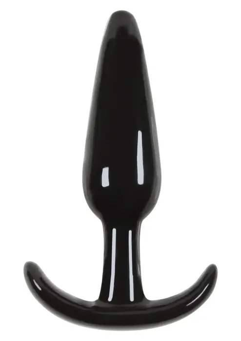 T-Plug гладкая анальная пробка – 18 cm (7.1″) – Черная