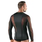 Svenjoyment Long Sleeve Shirt with Mesh Inserts – Black – M — Photo 4