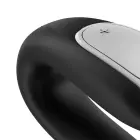 Double Fun App-Controlled Couples Vibrator – Black — Photo 2