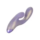 G-Love G-Kiss двойной вибратор с мерцающим язычком и гибким стержнем – 18 cm (7″) – фиолетовый — Фото 3
