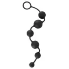 Black Velvets Anal Beads – 40 cm – Black Photo