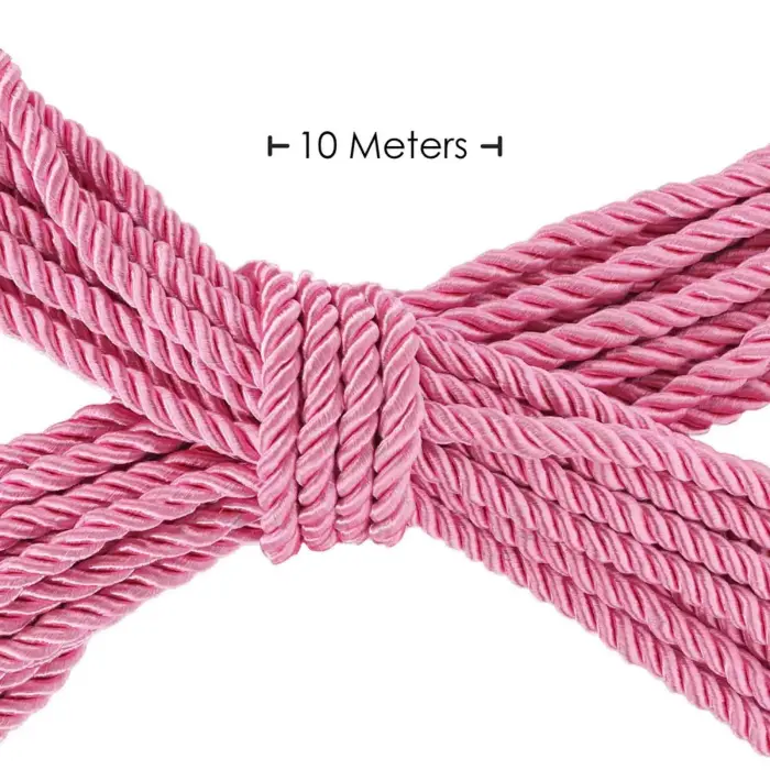 Polyester Bondage Rope - 32.8 ft / 10 m - Pink Foto 2