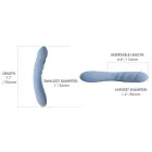 Ava Neo вибратор с функцией толчков – 19.6 cm (7.7″) – синий — Фото 6