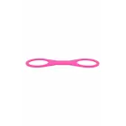 Sportsheets Large Silicone Cuffs – манжеты – силикон – ярко-розовый — Фото 5