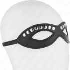 KINK Eye Mask with Mini Rivets Model 1 Black 20.5x5.5cm Adjustable Strap — Photo 4