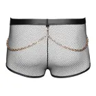 Svenjoyment Mesh and Wetlook Pants – Black – S — Photo 11