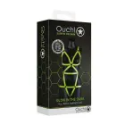 Ouch! Full Body Harness Glow in the Dark – adjustable full body harness – neon green/black – L/XL — Photo 4