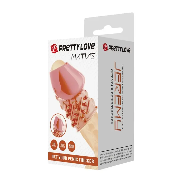 Pretty Love Matias – TPR penis sleeve for stronger erection