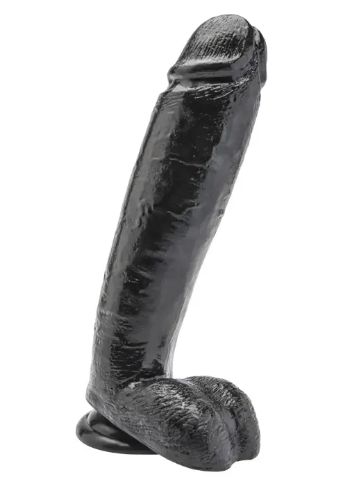 TOYJOY Get Real reālistisks dildo – 25.4 cm (10″) – Melns