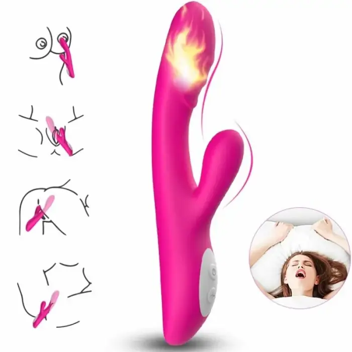 ARMONY SPARK вибратор с подогревом – 22.4 см (8.8″) – розовый