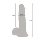 Naked Beaded Realistic Dildo – 21 cm (8.3″) – Skin — Photo 4