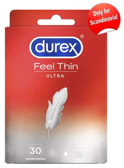 Durex Feel Ultra Thin Condoms – 30 pcs