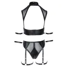 Cottelli BONDAGE матовый чёрный комплект топа и трусиков с системой фиксации – XL — Фото 6