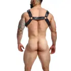 Dngeon Cross Chain ķermeņa siksnu josta – melna – One Size — Foto 4
