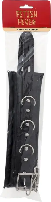 Fetish Fever - Cuffs with chain - Black Photo