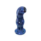 Gleaming Glass Anal Plug – Blue — Photo 1