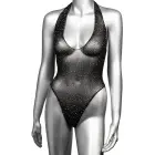 Radiance Deep V Bodysuit – Black – One Size — Photo 1