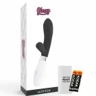 Glossy Jackson jänese vibraator – 12 cm (4.5″) – must — Foto 7