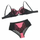 SUBBLIME 955588 rozā tīkliņa un lakādas krūštura komplekts – L/XL — Foto 7