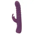 Javida 2 funkcijų triušio vibratorius – 23.7 cm (9.3″) – rožinis — Nuotrauka 4