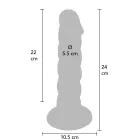 Playhouse Spiral Tease Dong – spirālveida šķidrā silikona dildo – XL — Foto 7