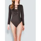 Kabarette Stockings - Black - S/M Photo