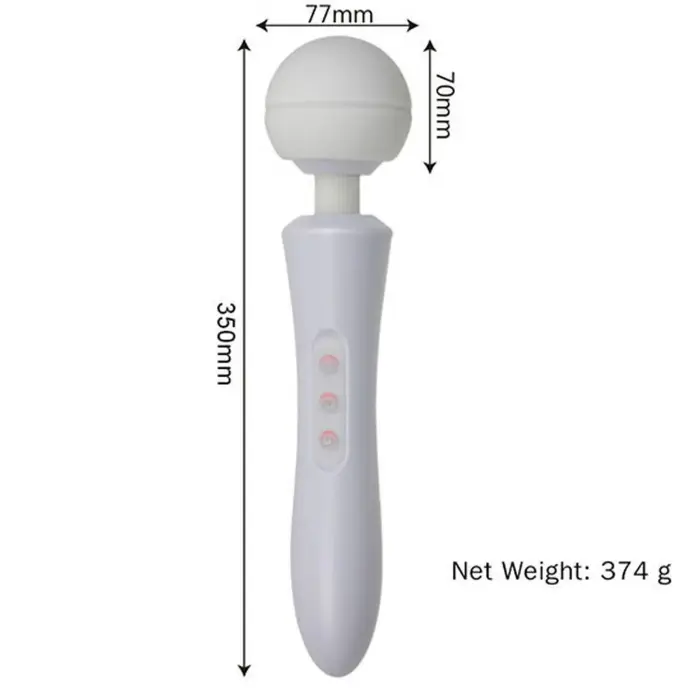 Wand вибратор – 20 см (8″) – белый
