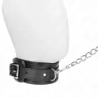 KINK Basic Model apkakle ar ķēdīti – regulējama mākslīgās ādas – melna — Foto 2