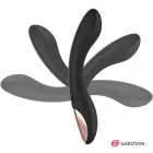 ANNE'S DESIRE Curve – гибкий силиконовый вибратор с дистанционным управлением – 20 см – чёрный — Фото 2