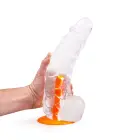 Dinoo Primal - Bronto dildo – 31 cm (12.2″) – Caurspīdīgs — Foto 3