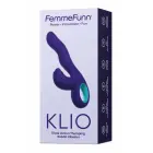 Вибратор FemmeFunn Klio Triple Action – 21.3 cm (8.4″) – фиолетовый — Фото 1