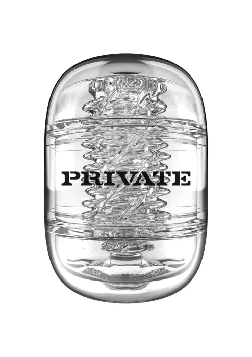 PRIVATE Clear Shot Dual-Sided Masturbator – Clear