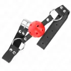 KINK reguleeritav hingav palliklamber 4cm, nahast rihm, must, 42-58cm — Foto 2