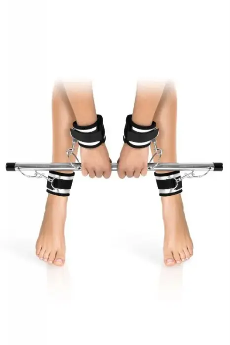 Fetish Temptation Submission Bar with 4 Handcuffs