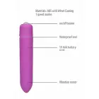 1 ātruma lodes vibrators – 9.3 cm (3.7″) – violets Foto 8
