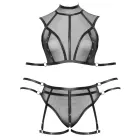 Cottelli Bondage Set 2XL – Matte and Mesh Restraint Lingerie Ensemble — Photo 8