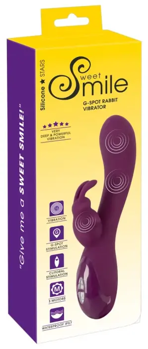 Sweet Smile G-Spot кролик-вибратор – 21.4 cm (8.4″) – розовый