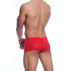 MOB Eroticwear Rose Lace Boy Shorts – Red – S/M — Photo 6
