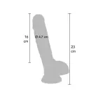 Dual Density Realistic Dildo – 23 cm (9″) – Skin — Photo 2