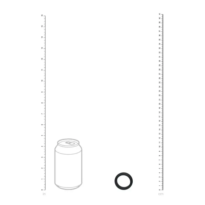 LEVELZ Wide O силиконовое кольцо для члена – S – 30 mm – черный Фото num