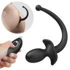 Mr. Play Remote Control Vibrating Anal Plug – 15 cm – White — Photo 2
