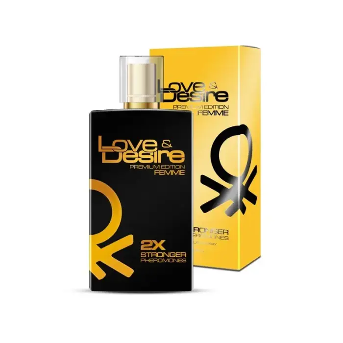 Love&Desire Gold moteriški aukščiausios kokybės feromonų kvepalai – 100 ml