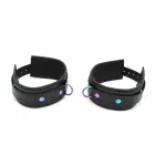 Leather Ankle Cuffs Black Rainbow Photo