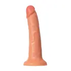 Caliber реалистичный дилдо – 18 cm (7″) – телесный — Фото 4