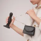 Curvy Dildo Plug XL – Black Photo