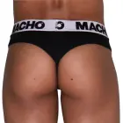 MACHO MTG002 – vīriešu anatomiskais tanga – melns – XL — Foto 3
